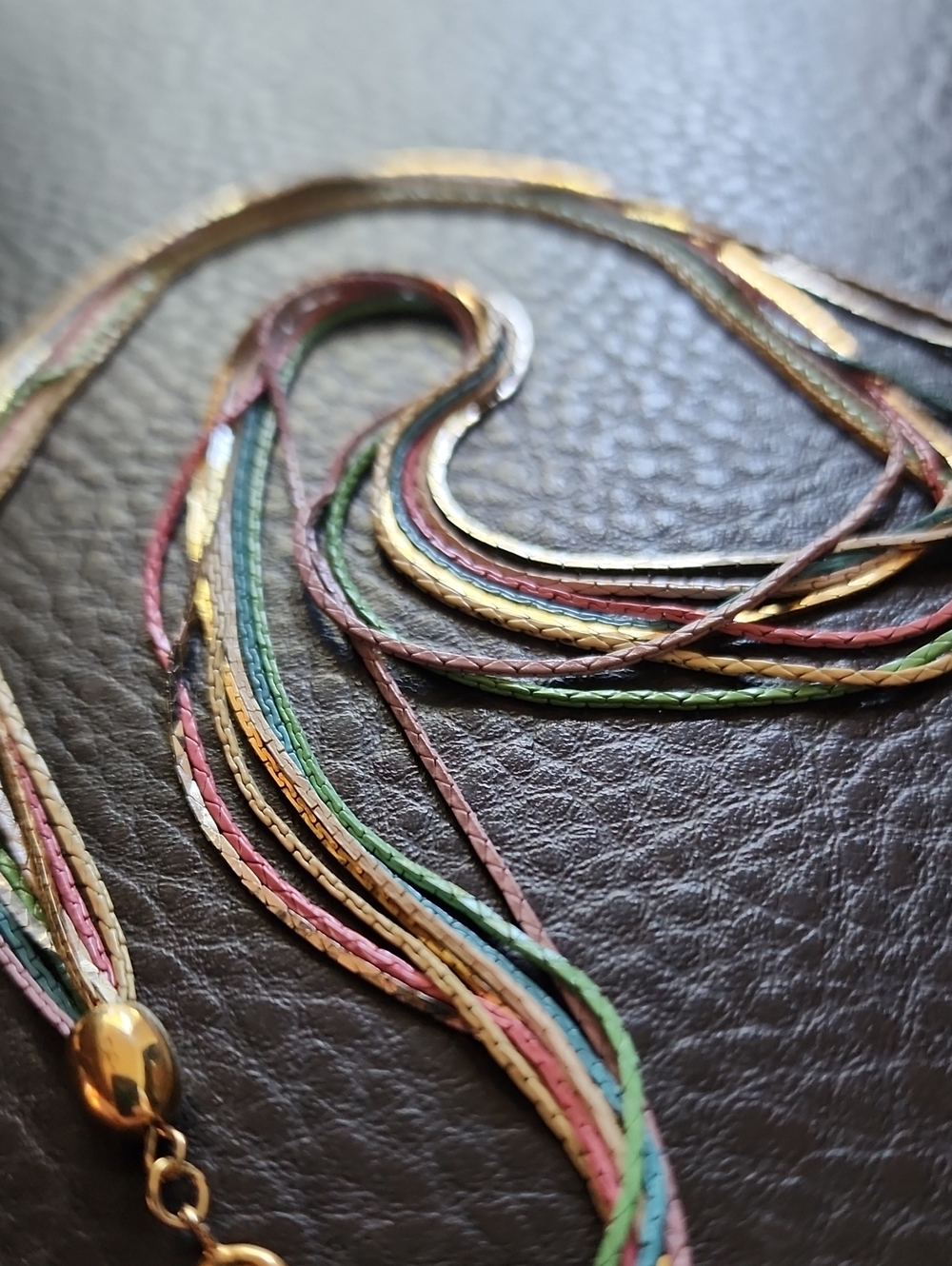 VTG Multistrand Pastel Women's Necklace - Multicolor